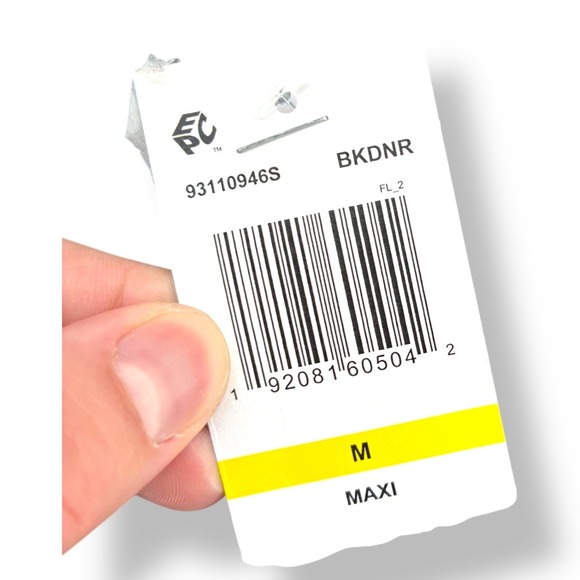 MSK Medium NWT Floral Maxi Dress Ruffle Neck Tie Keyhole Boho Costal Grandma - Picture 5 of 7